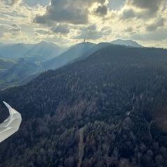 Flugwegposition um 16:06:09: Aufgenommen in der Nähe von Rosenheim, Deutschland in 1201 Meter